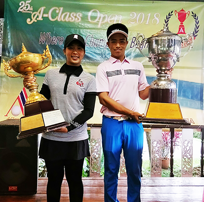 เทพนคร ทำ -2 คว้าแชมป์ A-Class Open 2018 สนาม ดิ เอมเมอรัล 
